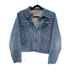 Vintage 70s Wrangler Men's (20) No Fault Sanfor Set Denim Jacket USA Landman